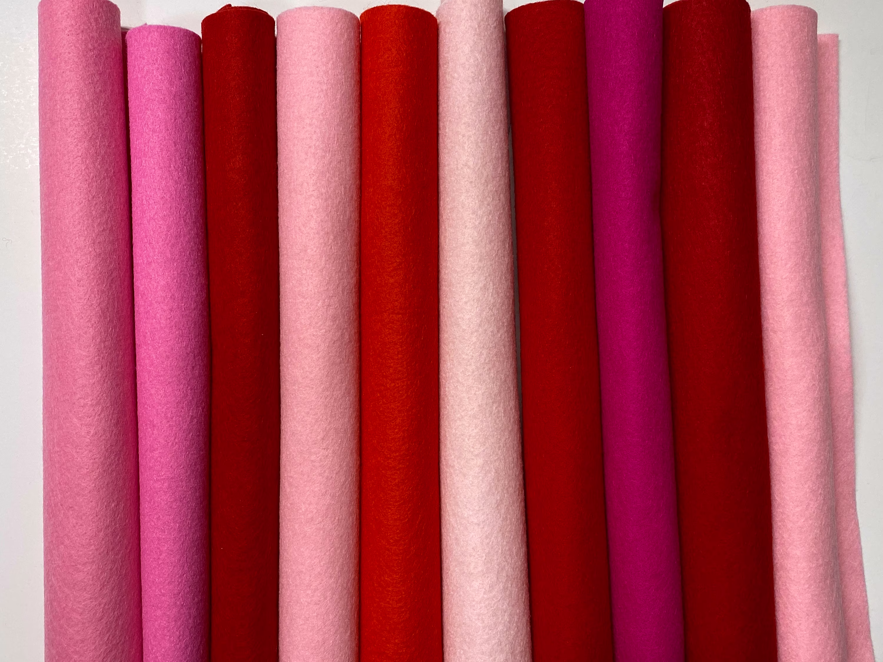 Wool Felt, Valentine Felt Collection, Blend Valentines Colors, Diy Hearts, Bows