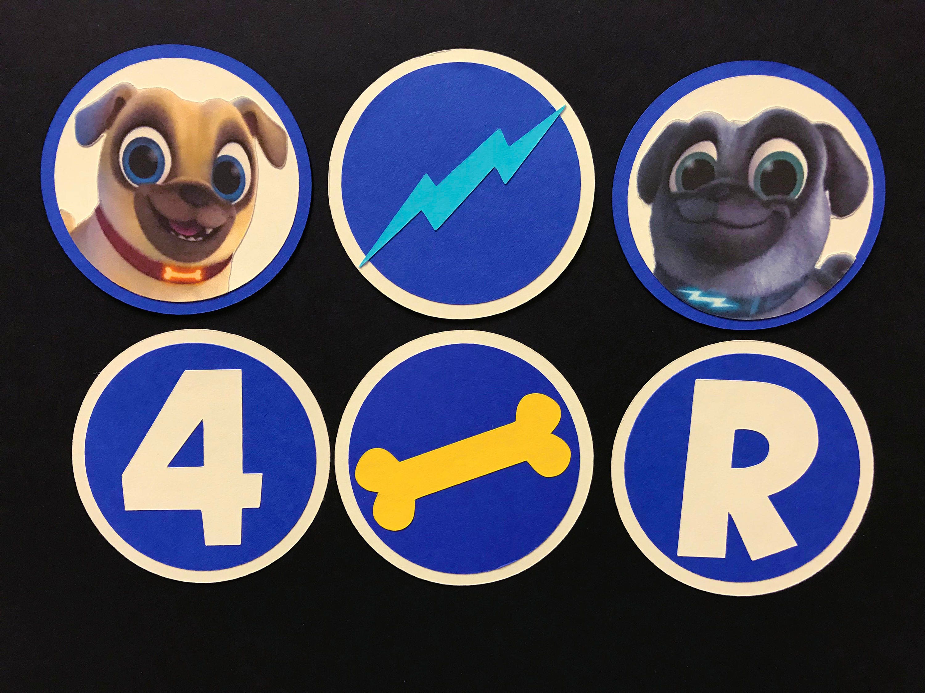 Puppy Dog Pals Cupcake Topper