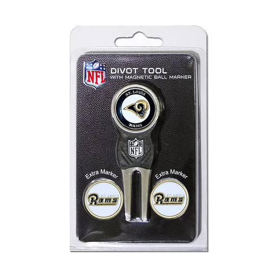 Team Golf St. Louis Rams 4-pc. Divot Tool & Ball Marker Set, Multicolor