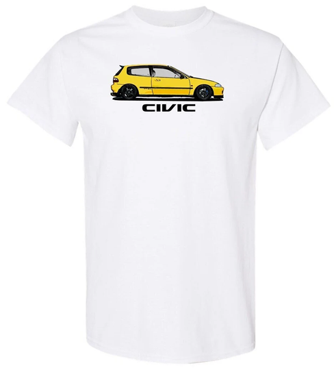 Eg Civic Hatchback Super Soft 60/40 Blend T Shirt Jdm Jdm Sir