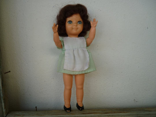 Vintage Roddy Doll, 6.5'' Open & Close Blue, Sleep Eyes, 1950's Hard Plastic, Articulated Arms, Made in England
