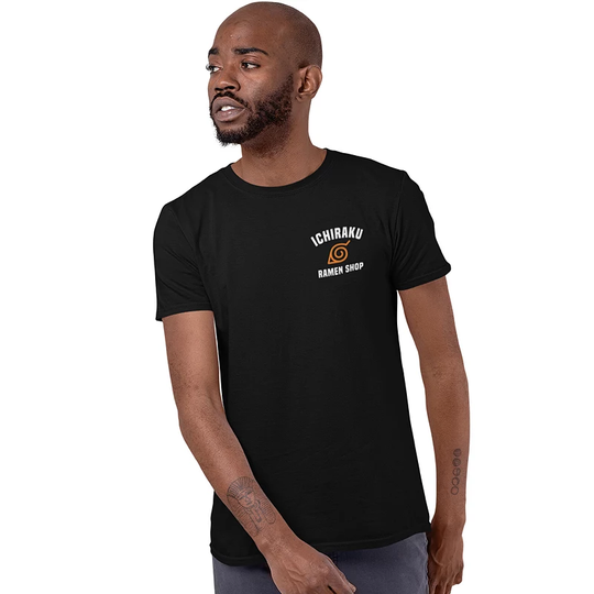 Men's Naruto Ichiraku Ramen Tee, Size: XXL, Black