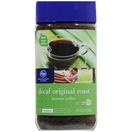 Kroger Decaf Original Roast Instant Coffee - 8.0 oz