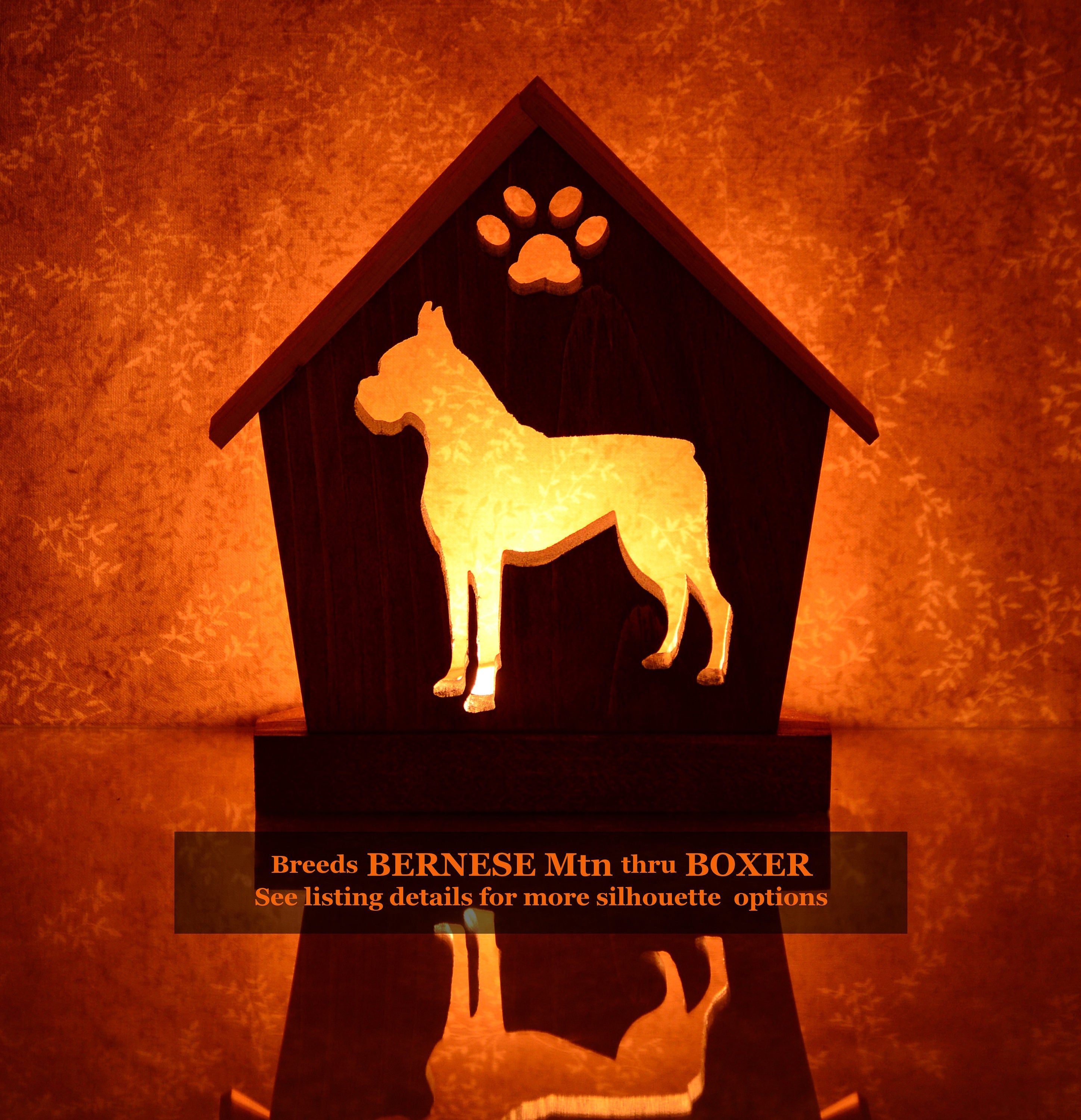 Personalized Gift For Dog Loverspet Memorialcandle Tealight Holder | Bernese Mtnbichonbostonboxer Unique Giftspet Sympathy