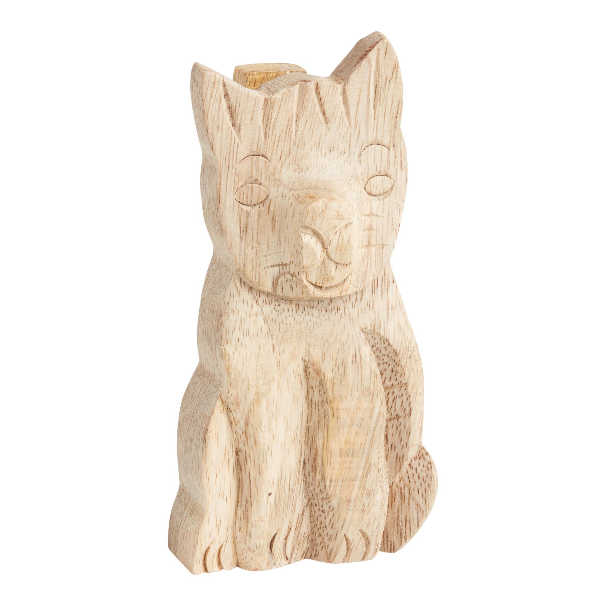 Wood Cat Eyeglass Holder by World Market