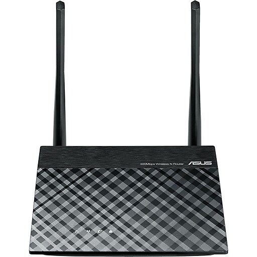 ASUS RT-N300 B1 AC300 Single Band Wireless and Ethernet Router, Black (RT-N300/B1)