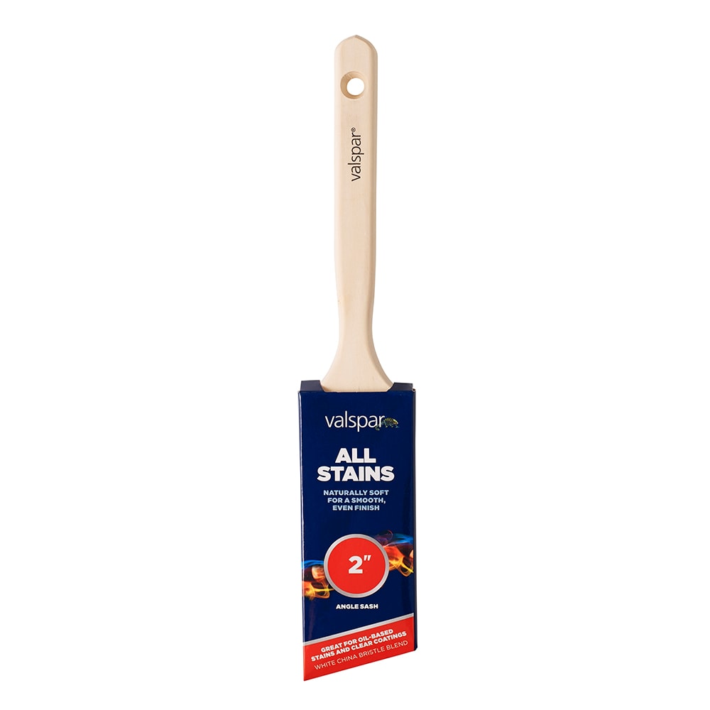 Valspar Natural Bristle- Polyester Blend Angle 2-in Paint Brush | 883566300
