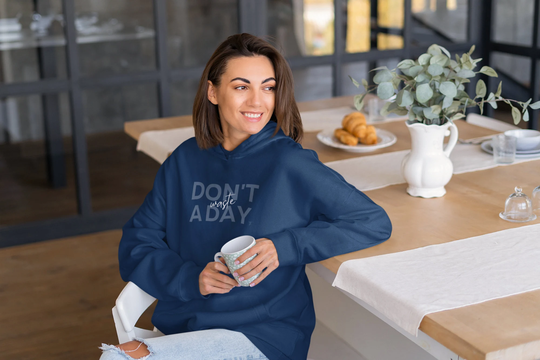 Don't Waste A Day - Unisex Heavy Blend Hooded Sweatshirt Adult Hoodie Style 2