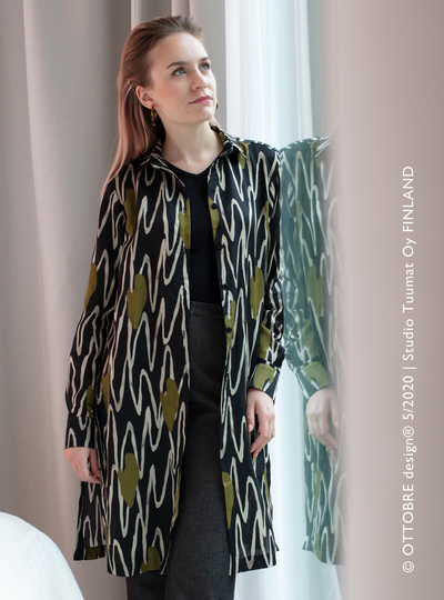 Silk Cotton Blend Gorgeous Fabric For You Wardrobe | Ottobre Design® 5/2020