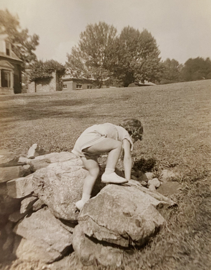 Original Antique Photograph | Little Climber