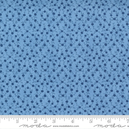 Belle Isle - Calico Blender in Sky By Minick & Simpson For Moda Fabrics # 14926 14