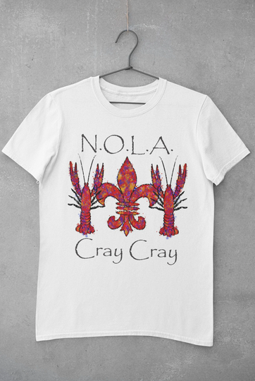 Nola Cray Shirt -New Orleans Shirts - French Quarter
