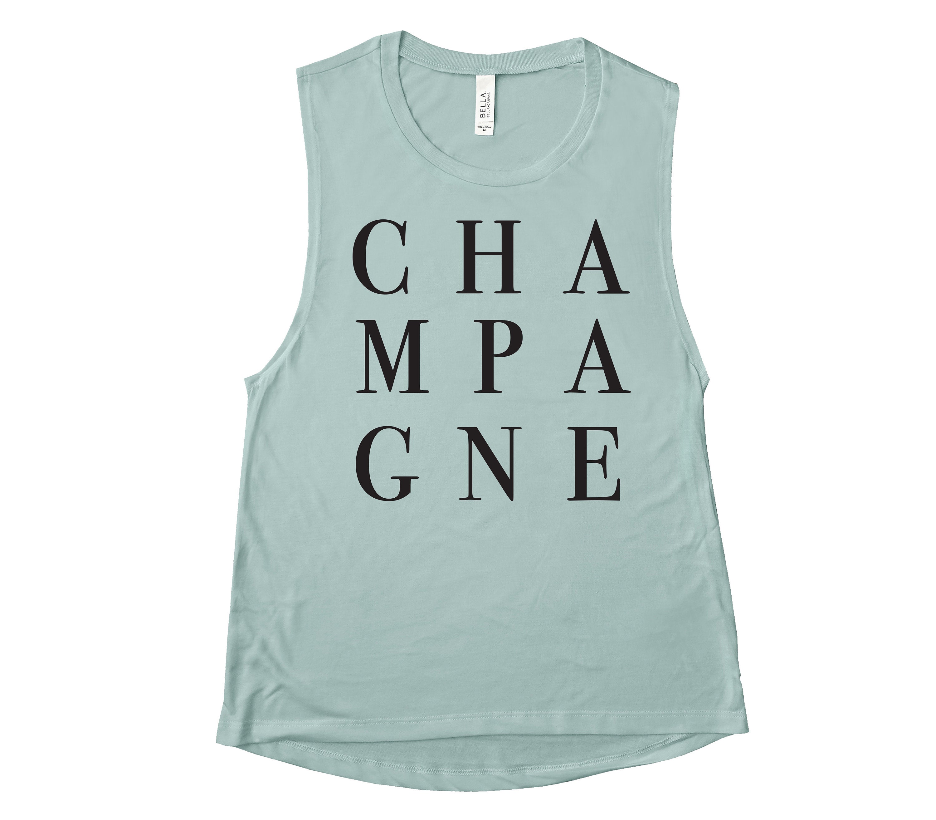 Funny Tank Top Women Save Water Champagne Shirt. Brunch Shirt