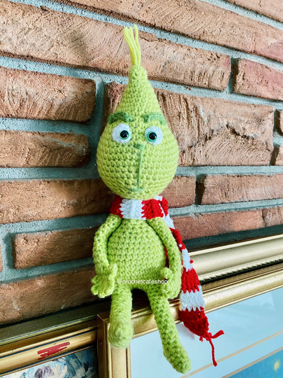 The Grinch How The Stole Christmas Whoville Handmade Crochet Amigurumi Plush Toy