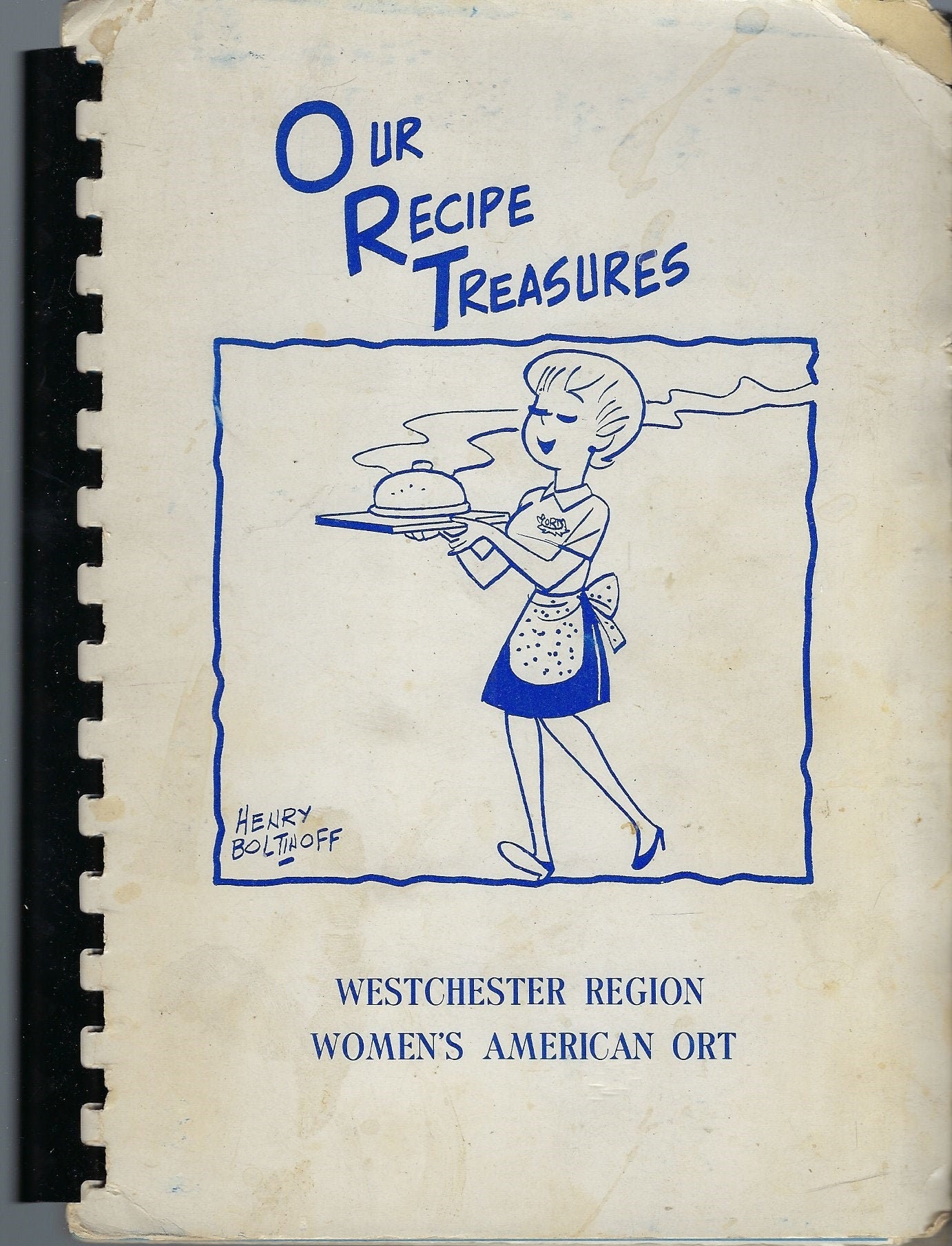 White Plains New York Vintage Westchester Women's Ort Our Recipe Treasures Cookbook Ny Community Favorite Recipes Collectible Rare Cook Book