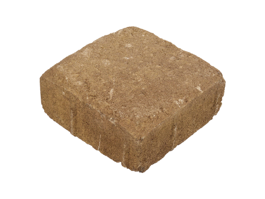 Lowe's Concord cobble 6-in L x 6-in W x 2-in H Low Country Blend Concrete Paver in Brown | 507280