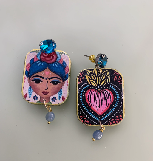 Mexican Artist Painter Earring