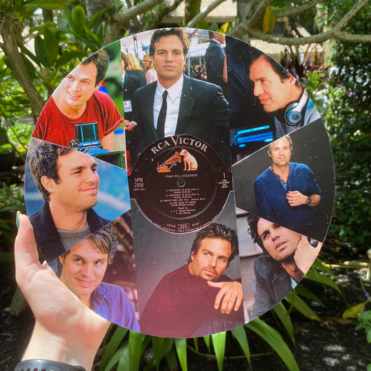 Mark Ruffalo Vinyl Collage