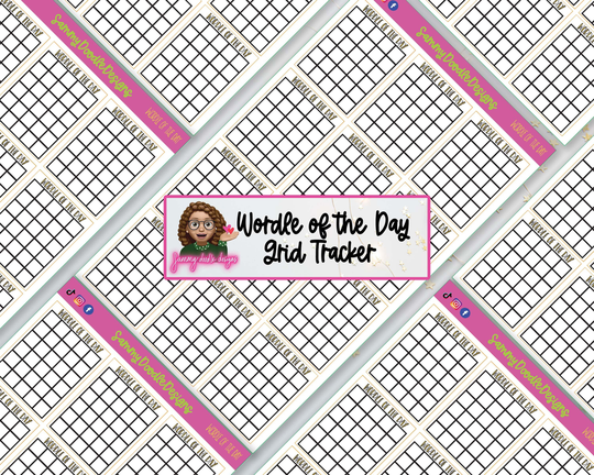 Wordle Of The Day Grid | Planner Stickers