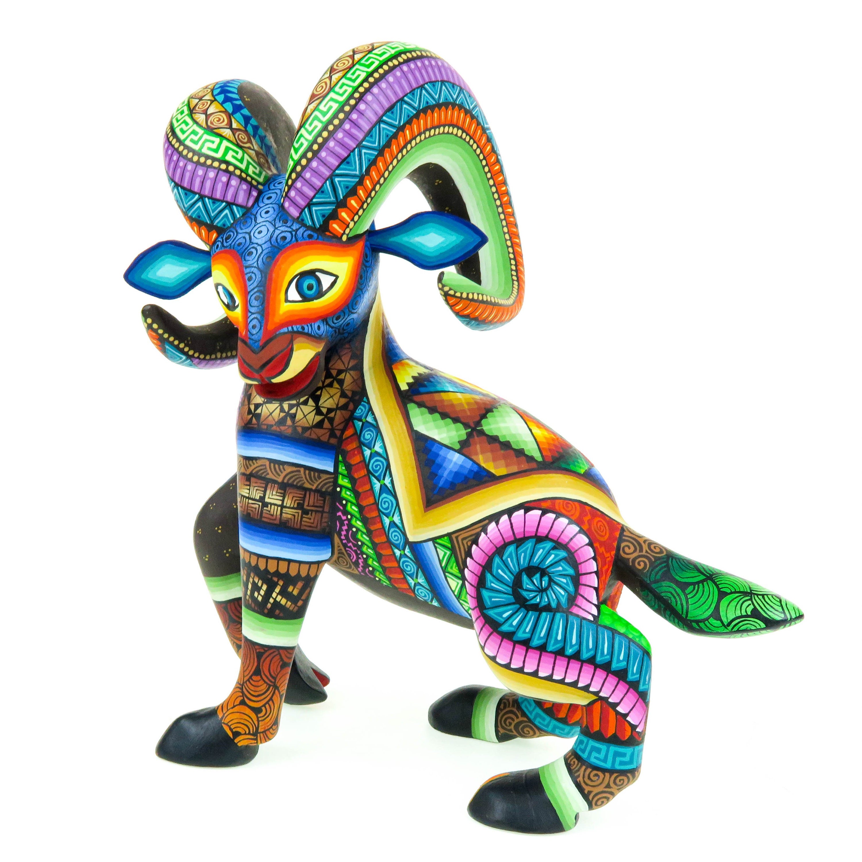 Bighorn Ram - Oaxacan Alebrije Wood Carving