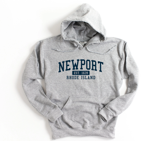 Newport Rhode Island Hooded Sweatshirt Hoodie