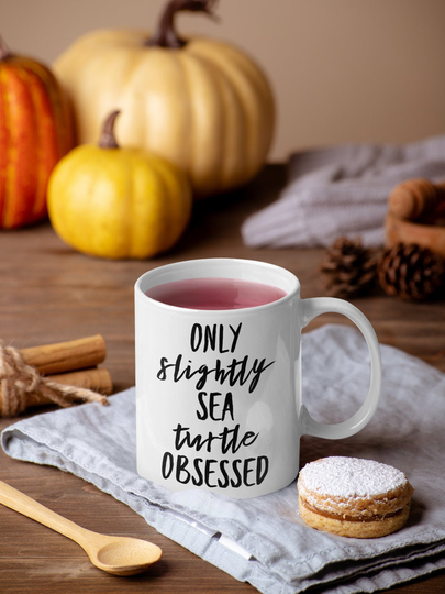Sea Turtle Cup Ocean Life Mug, Turtle Gift Color Changing Mug Lover Maritime Decor, Animal Tea