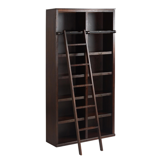Roasted Cocoa Wood Augustus Library Shelving Collection by World Market