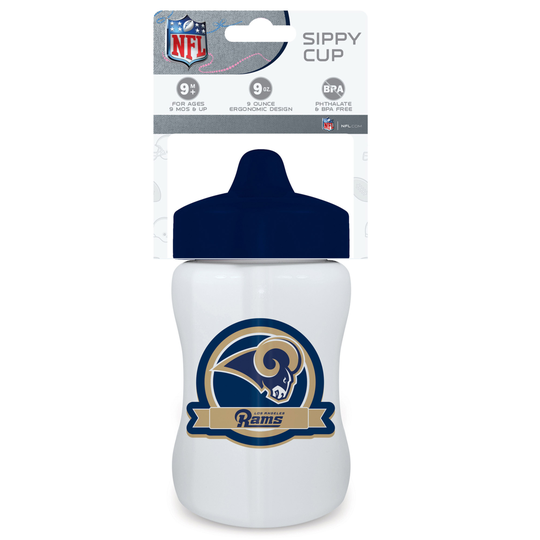 BabyFanatic Sippy Cup - NFL Los Angeles Rams - Officially Licensed Toddler & Baby Cup