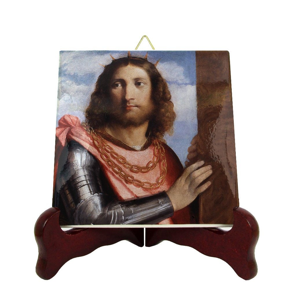 Saint Constantine The Great - Catholic Saints Serie St Icon On Ceramic Tile Saint Art Patron