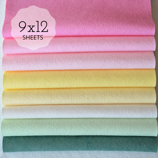 Sugar Cookie Felt Collection, Wool Blend Felt, Sheets Fabric Bundles, Collections