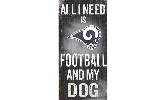 Fan Creations Los Angeles Rams 6-in H x 12-in W Sports Print | N0640-LAR