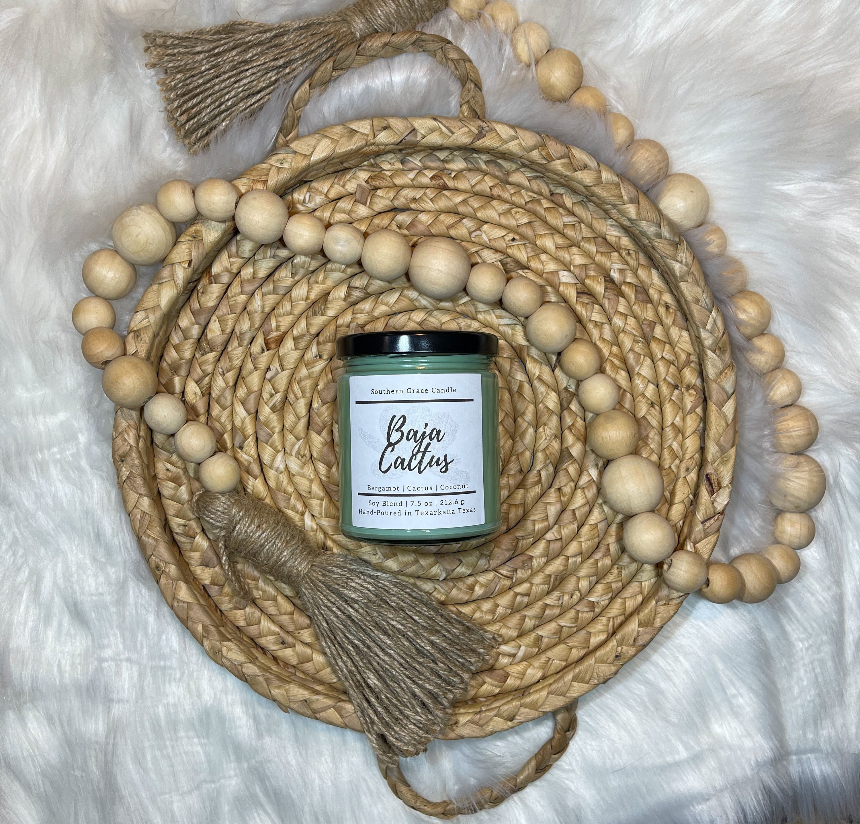 Baja Cactus Soy Blend Candle | Blossom Green