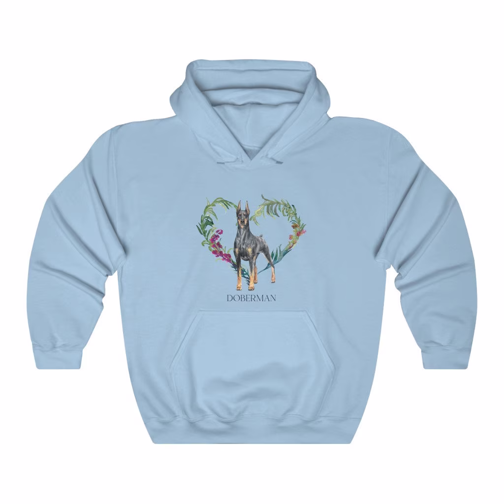 Doberman Women's Unisex Heavy Blend Hoodie Sweatshirt