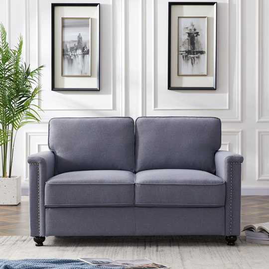 CASAINC Modern Polyester/Polyester Blend Gray Living Room Set | HXS-W30817868