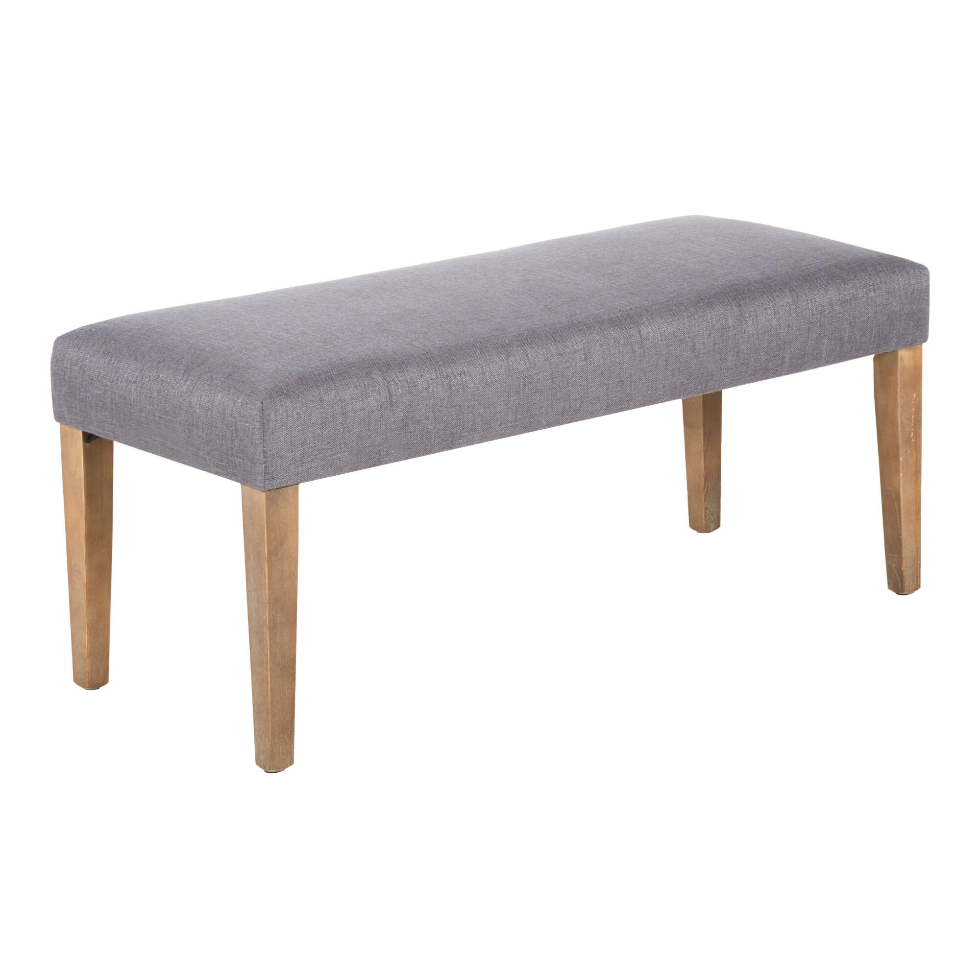 Gibson Upholstered Dining Bench: Natural by World Market