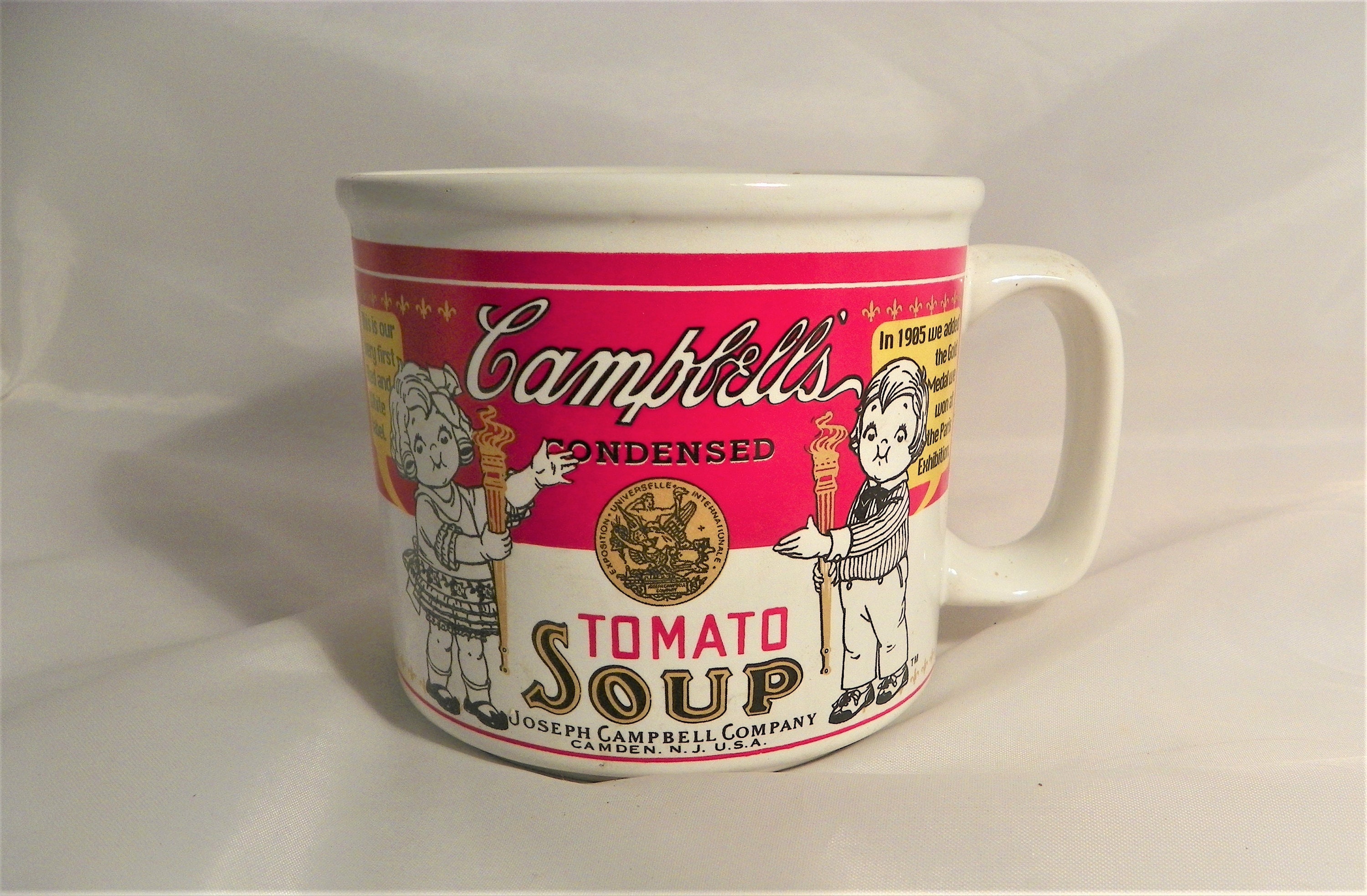 1999 Campbell's Soup Mug Tomato First Red & White Label By Westwood