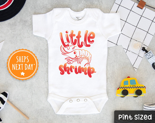 Little Shrimp Baby Onesie® - Cute Seafood
