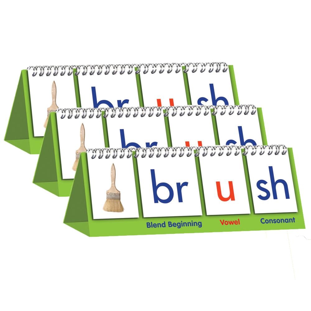 Junior Learning Double-Sided Blend Flips, Pack of 3 | JRL457-3