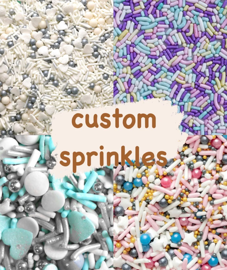 Custom Sprinkle Blends Great For Easter, Cakes, Cupcakes, Cookies & More