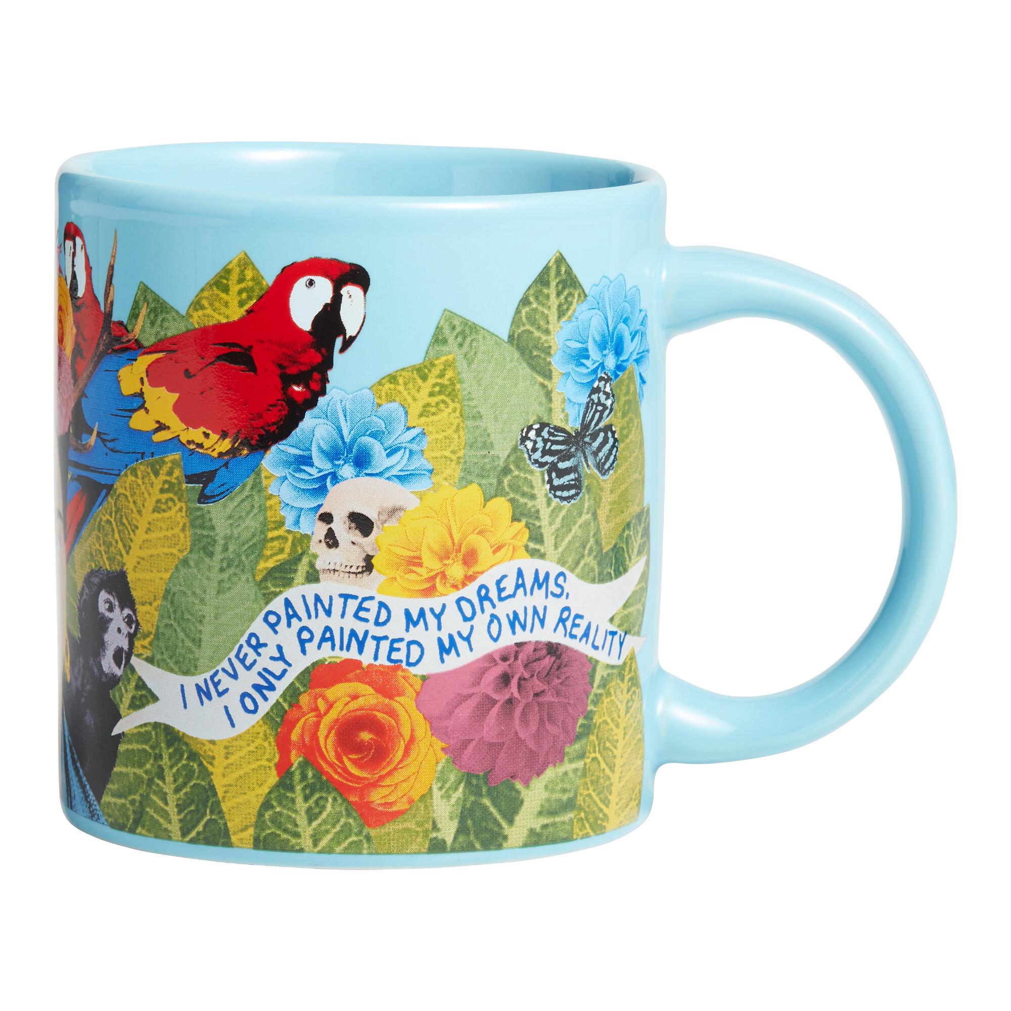 Blue Frida Kahlo Mug - Ceramic by World Market
