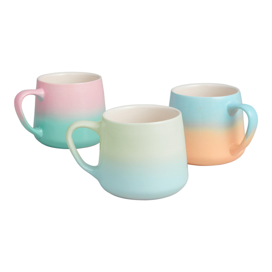 Pastel Ombre Glazed Mug Collection by World Market