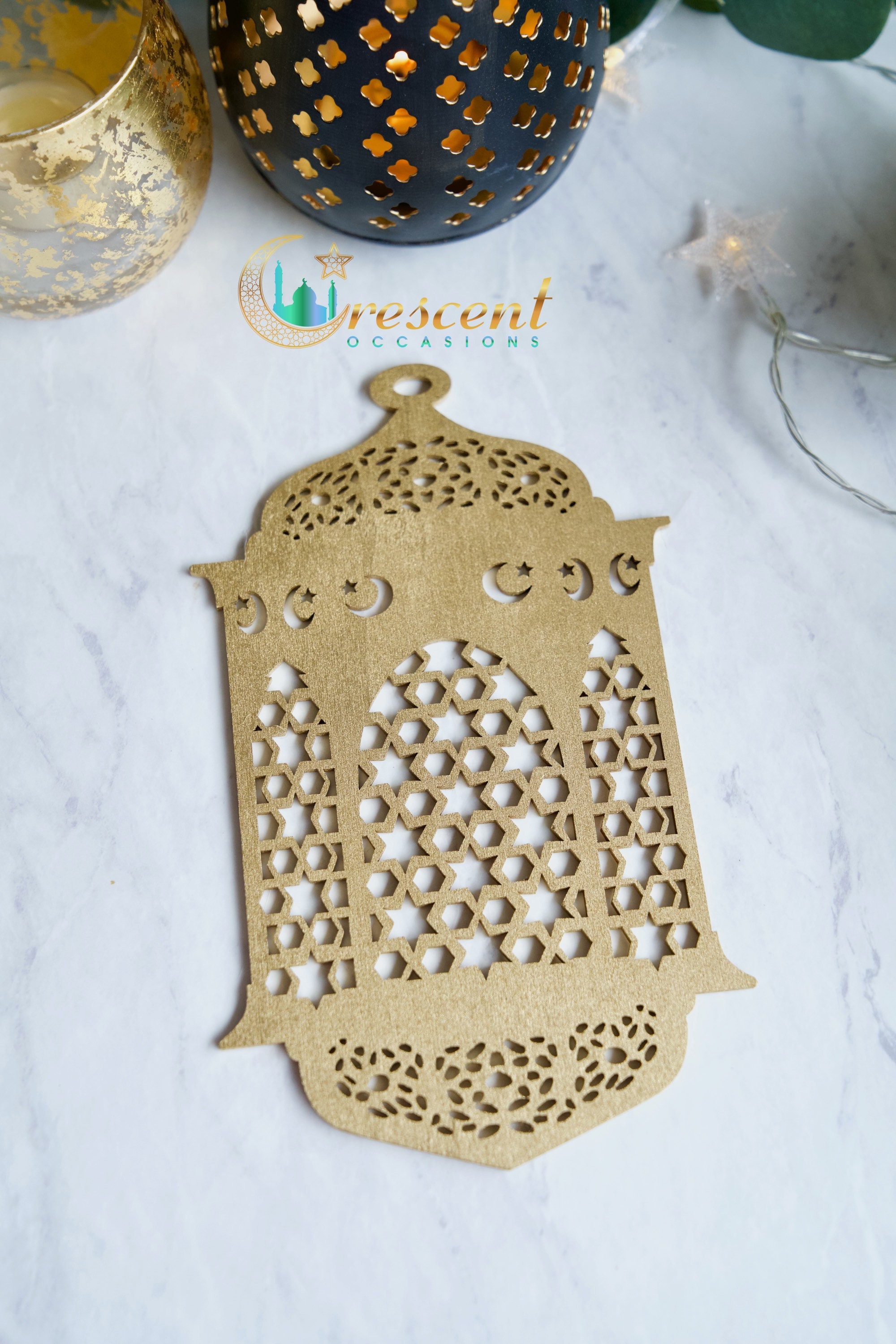 Ramadan Ornament Ramadan Wall Decor Star & Moon Decoration Eid Mubarak
