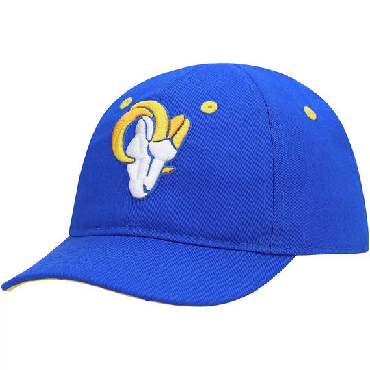 Infant Royal Los Angeles Rams Slouch Flex Hat, Blue