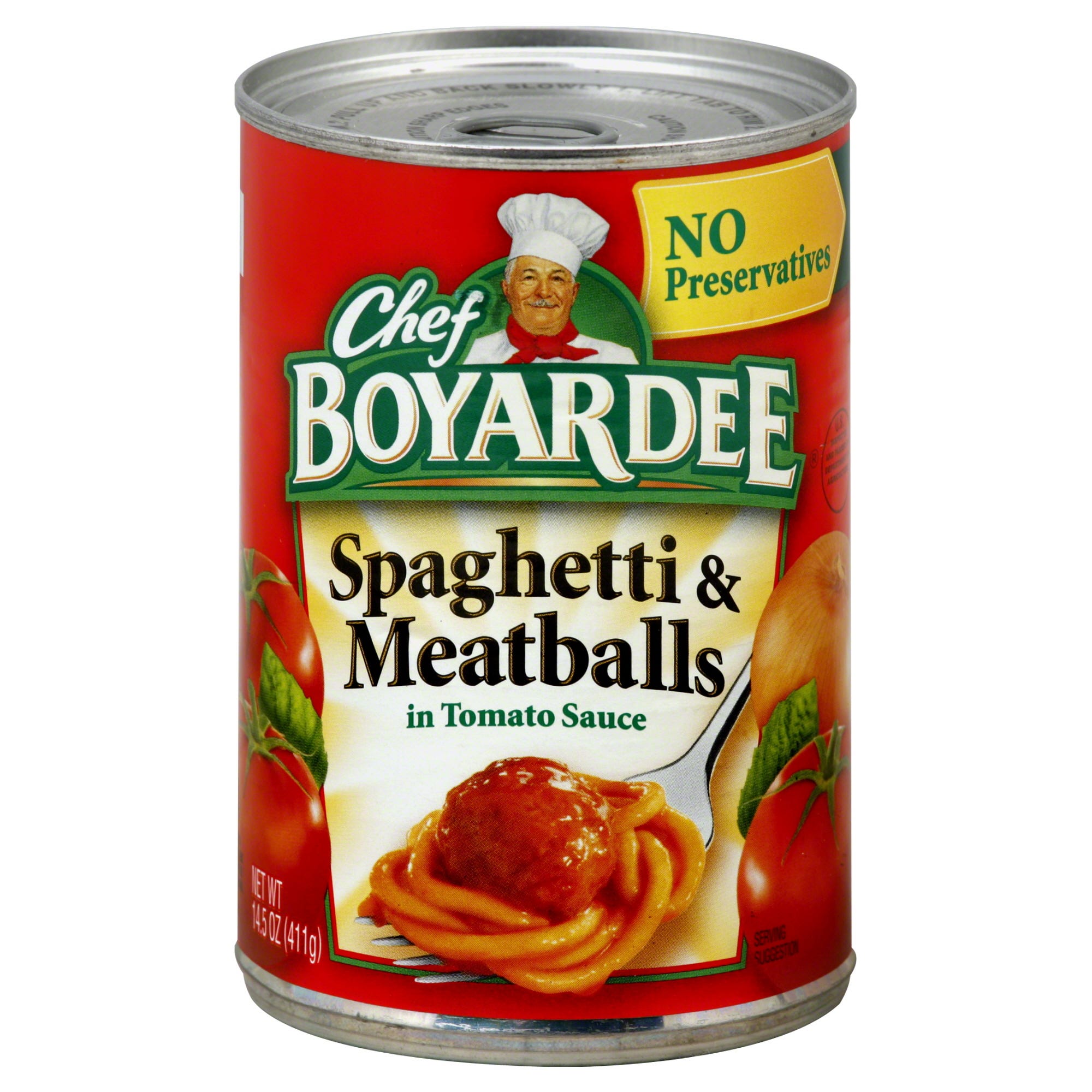 Chef Boyardee Spaghetti & Meatballs in Tomato Sauce - 14.5 oz