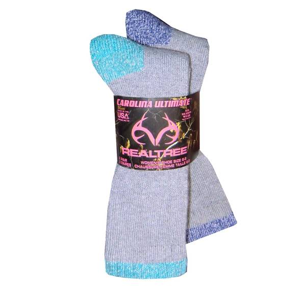 Realtree Women's Merino Wool Blend Boot Socks