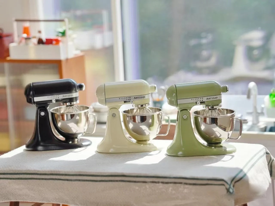 16 Dollhouse Miniature Mini Stand Mixer Sumulation Chef Cooking Machine Blender Kitchen Supplies Kids Christmas Model Toy