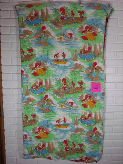 1960's Woody Woodpecker & Friends Sleeping Bag