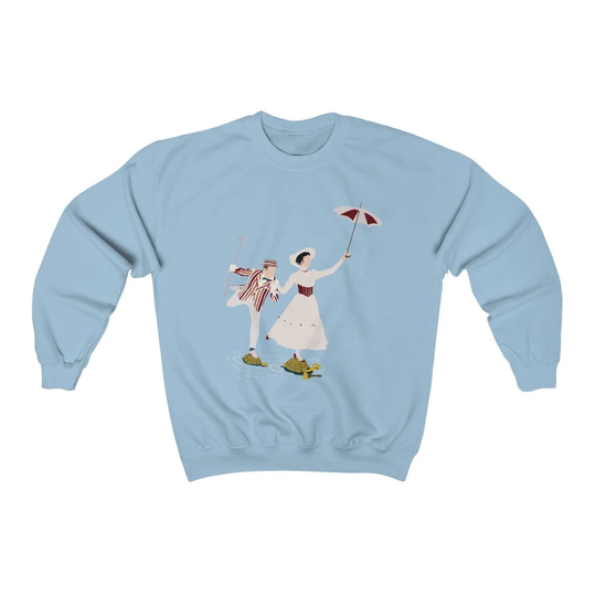 Jolly Holiday Unisex Heavy Blend Crewneck Sweatshirt // Sizes Xs-5Xl Travel, Beach, Theme Park, Gift, Cruise, Vacation Printed in Usa