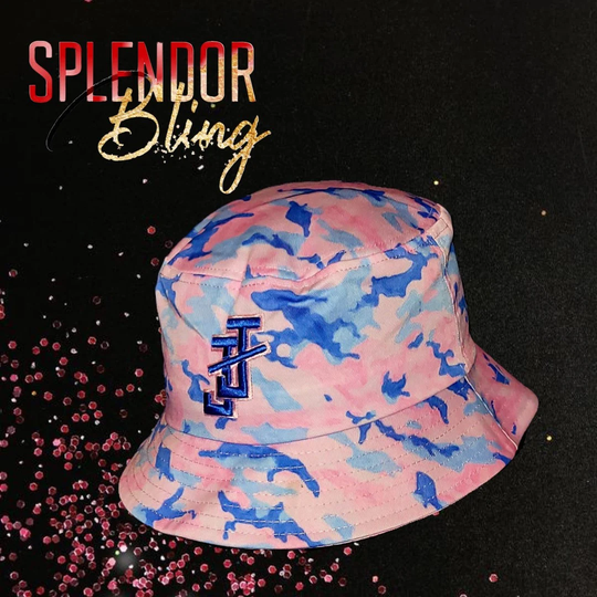 Jack & Jill Of America Ladies Fitted Camo Bucket Hat