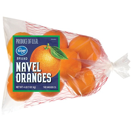 Kroger Navel Oranges Bag - 4.0 lb